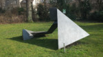von Wilfried Hagebölling / ohne Titel, 1979 / Stahl bemalt / Länge 500cm / Lippisches Landesmuseum Detmold