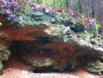 Diese geologische Formation befindet sich in einem Gebiet in dem bis zum Jahr 1930 ein Teich vorhanden war. Die erkennbaren Kalkablagerungen stammen aus Reaktionen vergangener Tage. Heute existiert an dieser Stelle kein Gewässer mehr. Entstanden ist der Kalktuff durch an die Oberfläche aufgestiegener Wasser, welches den Säuregehalt rasant änderte und dabei die Kalkablagerung hervorrief. Der Boden vor diesem Ort bis hinauf zur Herlingsburg begünstigt durch seine Beschaffenheit die mögliche Anreicherung des Wassers mit Kalk.